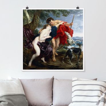 Plakat - Anthonis van Dyck - Wenus i Adonis