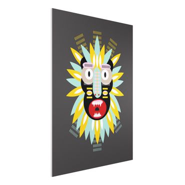 Obraz Forex - Kolaż Etno Maska - King Kong