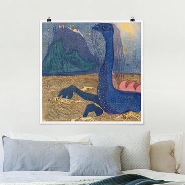 Plakat - Wassily Kandinsky - Noc w blasku księżyca