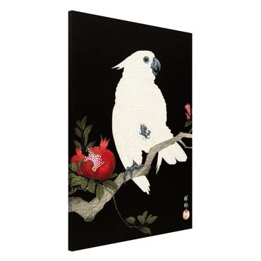 Tablica magnetyczna - Asian Vintage Illustration White Cockatoo