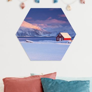 Obraz heksagonalny z Forex - Domek Świętego Mikołaja