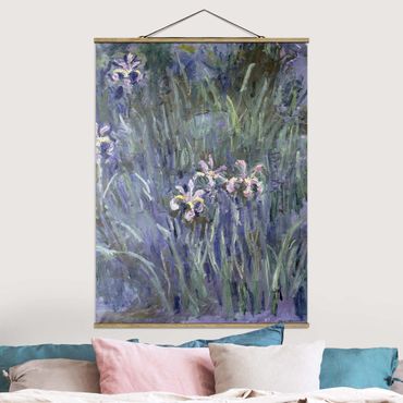 Plakat z wieszakiem - Claude Monet - Irysy