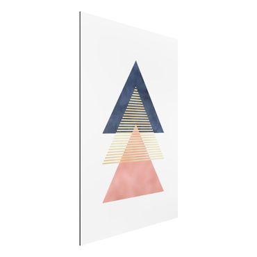 Obraz Alu-Dibond - Trzy trójkąty