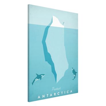Tablica magnetyczna - Plakat podróżniczy - Antarktyda