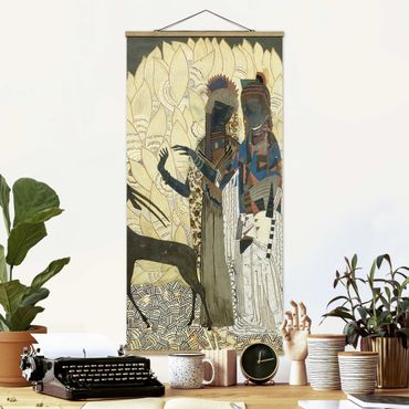 Plakat z wieszakiem - Jean Dunand - Dwie stylizowane kobiety