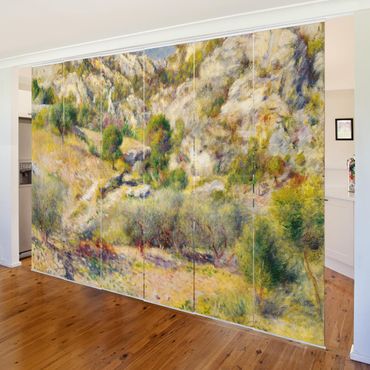 Zasłony panelowe zestaw - Auguste Renoir - Skały w pobliżu Estaque