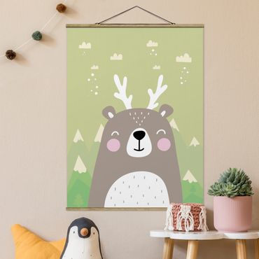 Plakat z wieszakiem - Niedźwiedź wólczański