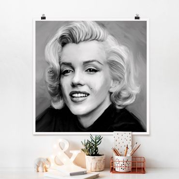 Plakat - Marilyn prywatnie