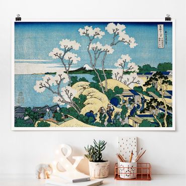 Plakat - Katsushika Hokusai - Fudżi z Gotenyamy