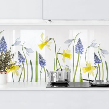 Panel ścienny do kuchni - Spring Bloomers I