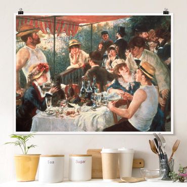 Plakat - Auguste Renoir - Śniadanie wioślarzy