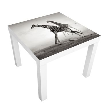 Okleina meblowa IKEA - Lack stolik kawowy - Polowanie na żyrafę