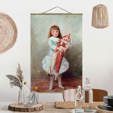 Plakat z wieszakiem - Auguste Renoir - Suzanne z lalką Harlequin