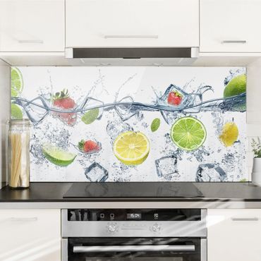 Panel szklany do kuchni - Koktajl owocowy