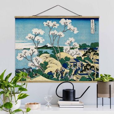 Plakat z wieszakiem - Katsushika Hokusai - Fudżi z Gotenyamy