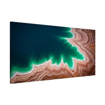 Tablica magnetyczna - Warstwowy krajobraz nad Morzem Martwym