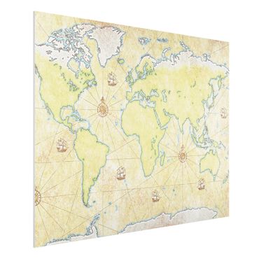 Obraz Forex - Mapa świata
