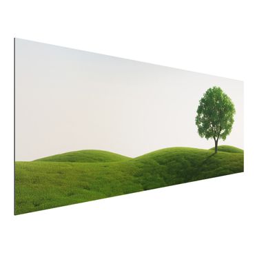 Obraz Alu-Dibond - Zielony pokój