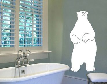 Naklejka na ścianę - Nr UL121 Niedźwiedź polarny