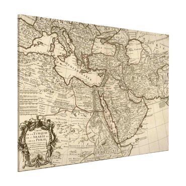 Tablica magnetyczna - Vintage Map Orient