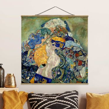 Plakat z wieszakiem - Gustav Klimt - Dziecko (kołyska)