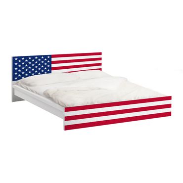 Okleina meblowa IKEA - Malm łóżko 140x200cm - Flaga Ameryki 1