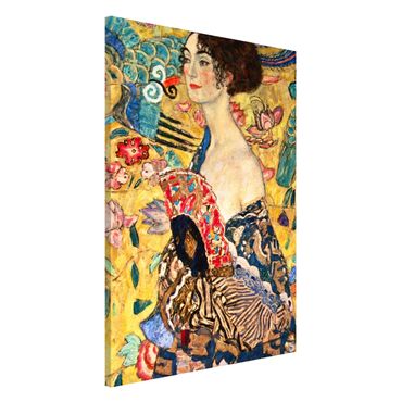 Tablica magnetyczna - Gustav Klimt - Dama z wachlarzem