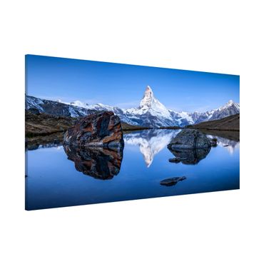 Tablica magnetyczna - Jezioro Stelli przed Matterhornem