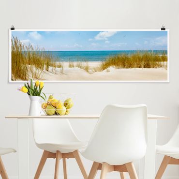 Plakat - Plaża nad Morzem Północnym