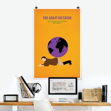 Plakat - Plakat filmowy Wielki dyktator