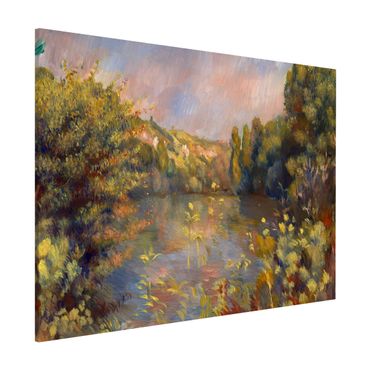 Tablica magnetyczna - Auguste Renoir - Pejzaż z jeziorem