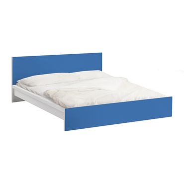 Okleina meblowa IKEA - Malm łóżko 160x200cm - Kolor niebieski królewski
