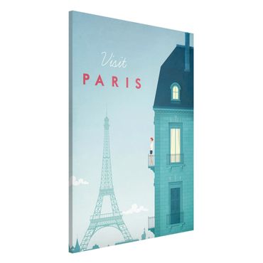 Tablica magnetyczna - Plakat podróżniczy - Paryż