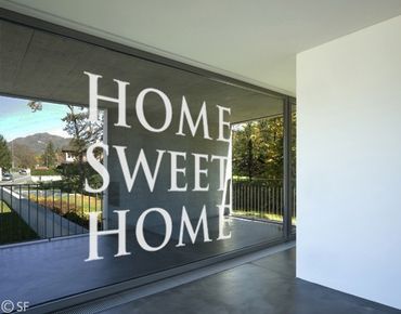 Naklejka na okno - Nr SF953 Home Sweet Home 2