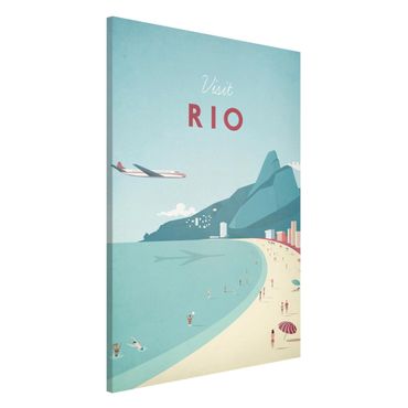Tablica magnetyczna - Plakat podróżniczy - Rio de Janeiro