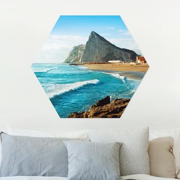 Obraz heksagonalny z Forex - Gibraltar nad morzem
