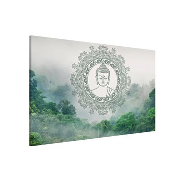 Tablica magnetyczna - Budda Mandala we mgle