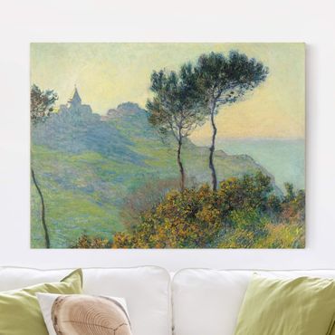 Obraz na płótnie - Claude Monet - Wieczorne słońce w Varengeville
