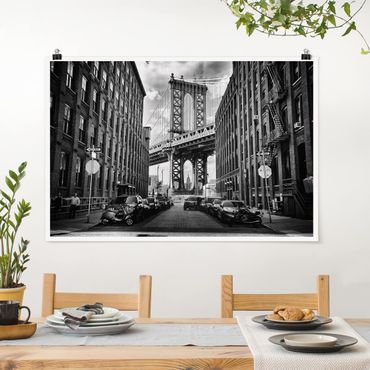 Plakat - Most Manhattan w Ameryce