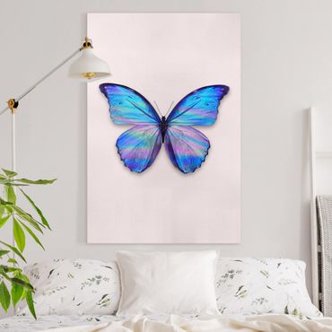 Obraz na płótnie - Holograficzny motyl