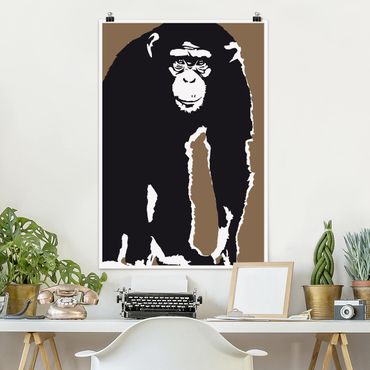 Plakat - Nr TA10 Szympans