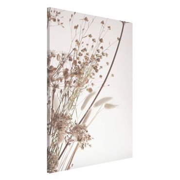 Tablica magnetyczna - Bukiet z traw ozdobnych i kwiatów