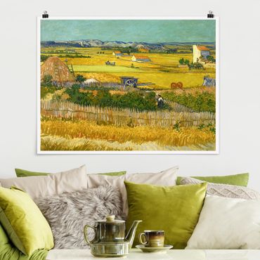 Plakat - Vincent van Gogh - Żniwa