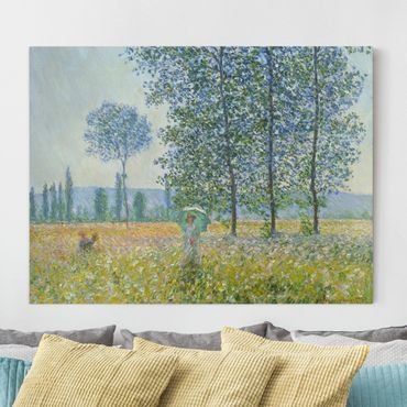 Obraz na płótnie - Claude Monet - Pola na wiosnę