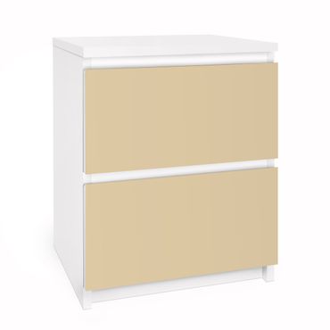 Okleina meblowa IKEA - Malm komoda, 2 szuflady - Kolor jasnobrązowy