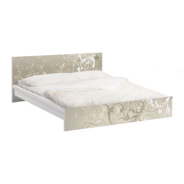 Okleina meblowa IKEA - Malm łóżko 180x200cm - Projekt ornamentu z masy perłowej