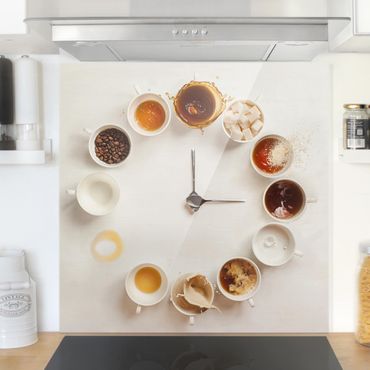 Panel szklany do kuchni - Czas na kawę