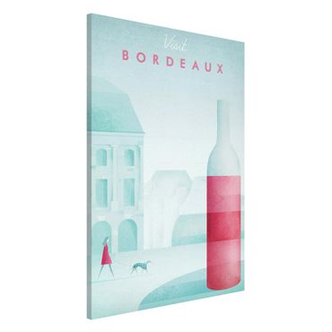 Tablica magnetyczna - Plakat podróżniczy - Bordeaux