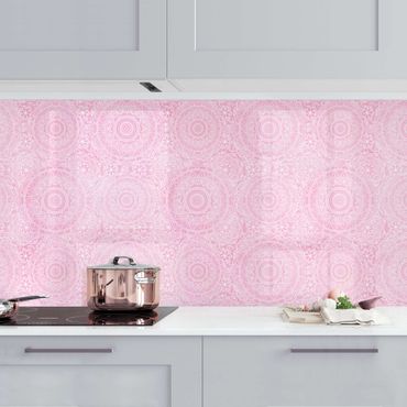 Panel ścienny do kuchni - Wzór Mandala Różowy I