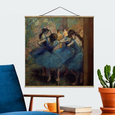 Plakat z wieszakiem - Edgar Degas - Niebieskie tancerki